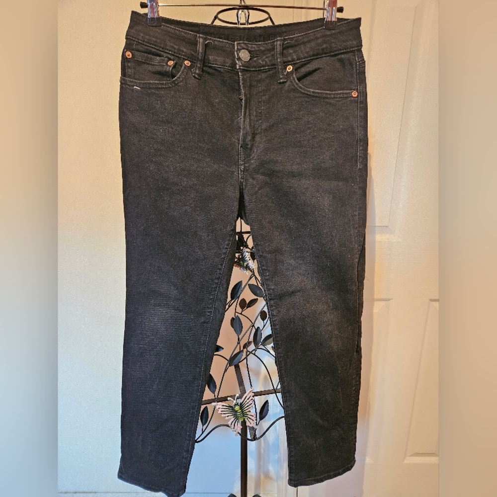 MEN AE Black Airflex+ Jeans